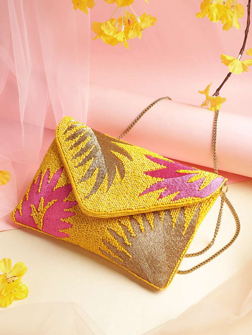 embroidered sling bag for women