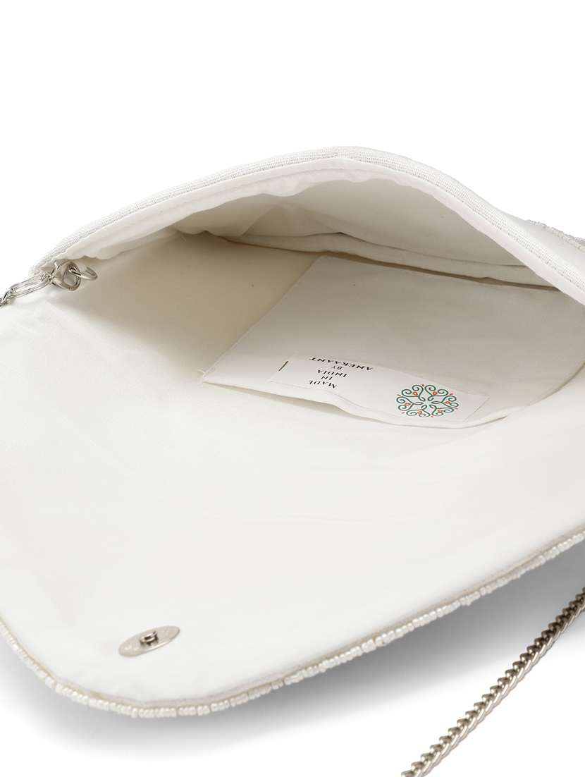 embellished geometric sequinned party clutch - 22145741 -  Standard Image - 2