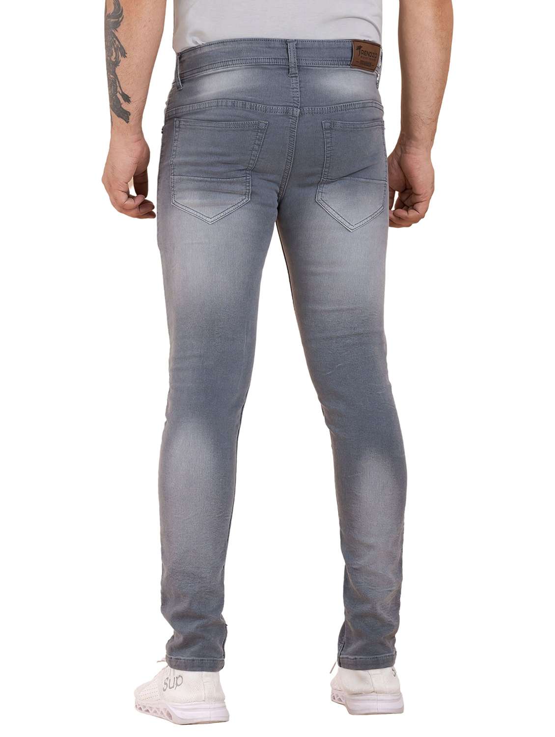 men washed mid rise slim fit jeans - 22145869 -  Standard Image - 2