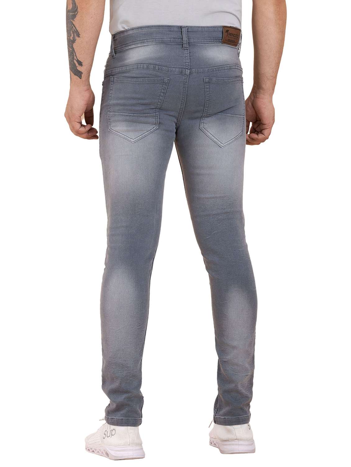men washed mid rise slim fit jeans - 22145870 -  Standard Image - 2