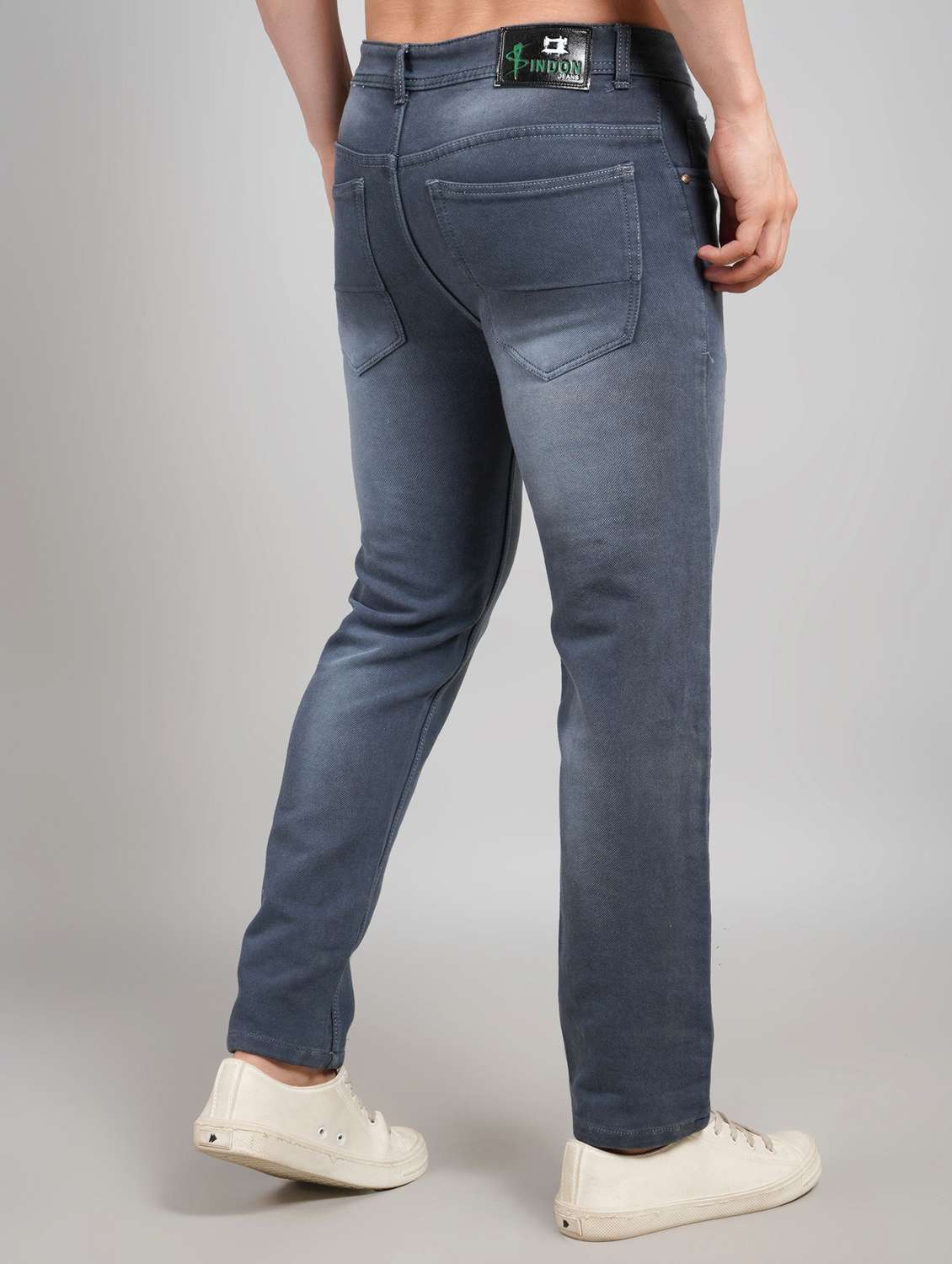 men washed mid rise slim fit jeans - 22145873 -  Standard Image - 2