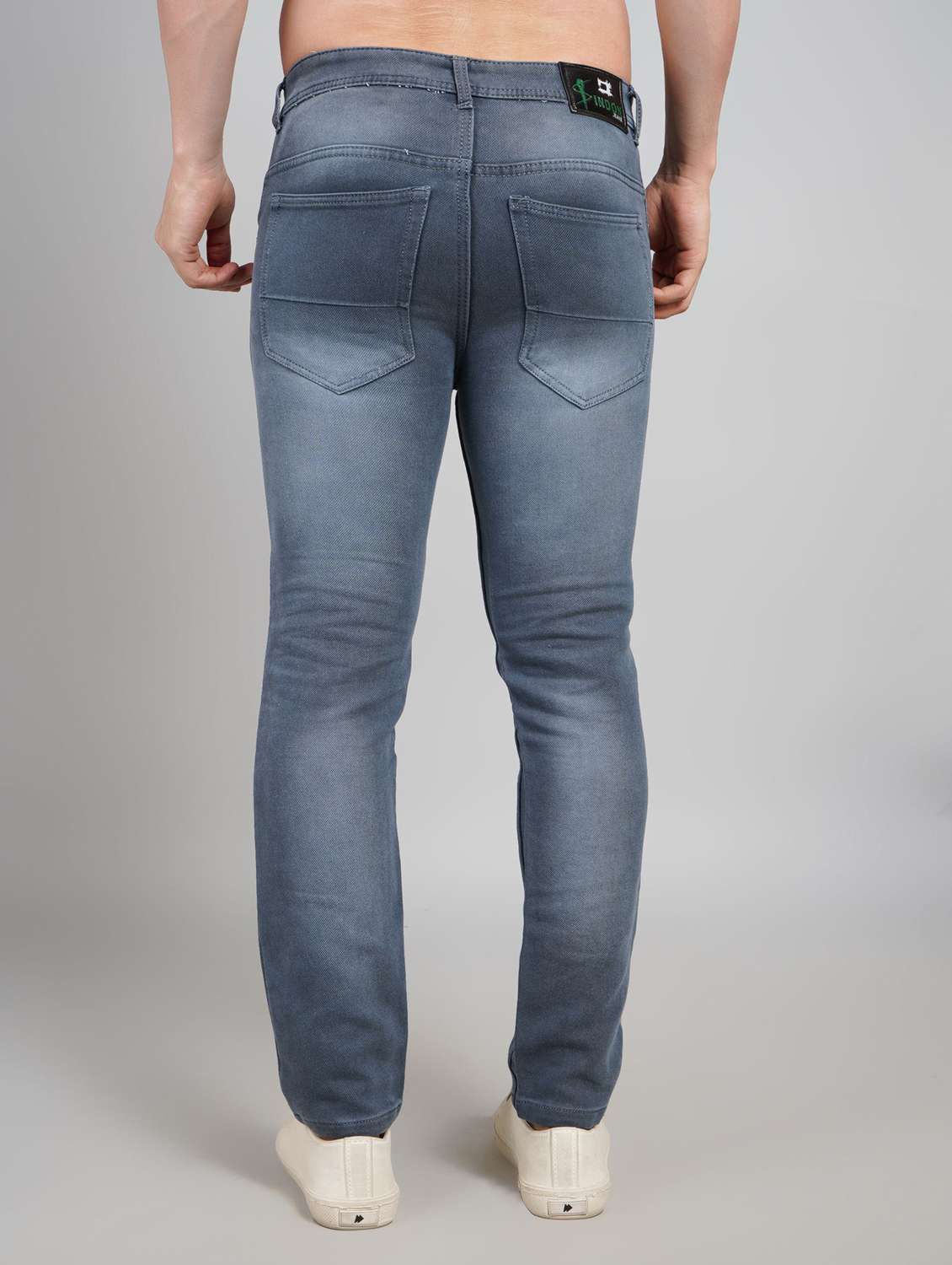 men washed mid rise slim fit jeans - 22145874 -  Standard Image - 2