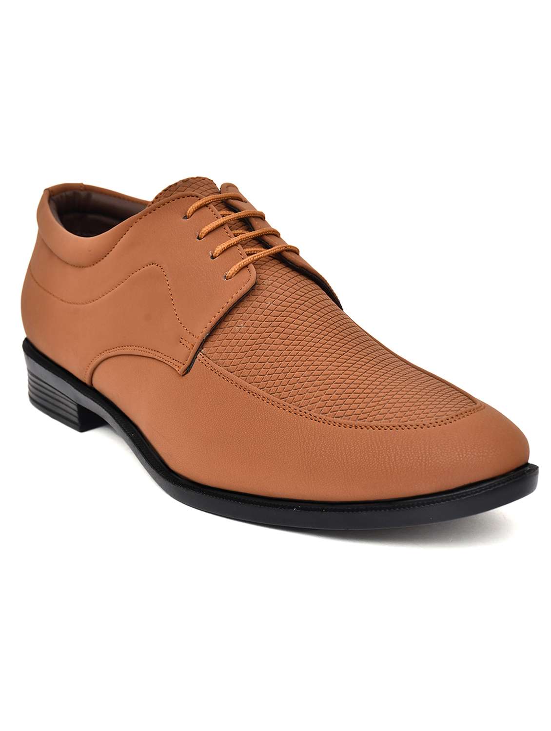 men tan lace up derby - 22146119 -  Standard Image - 2