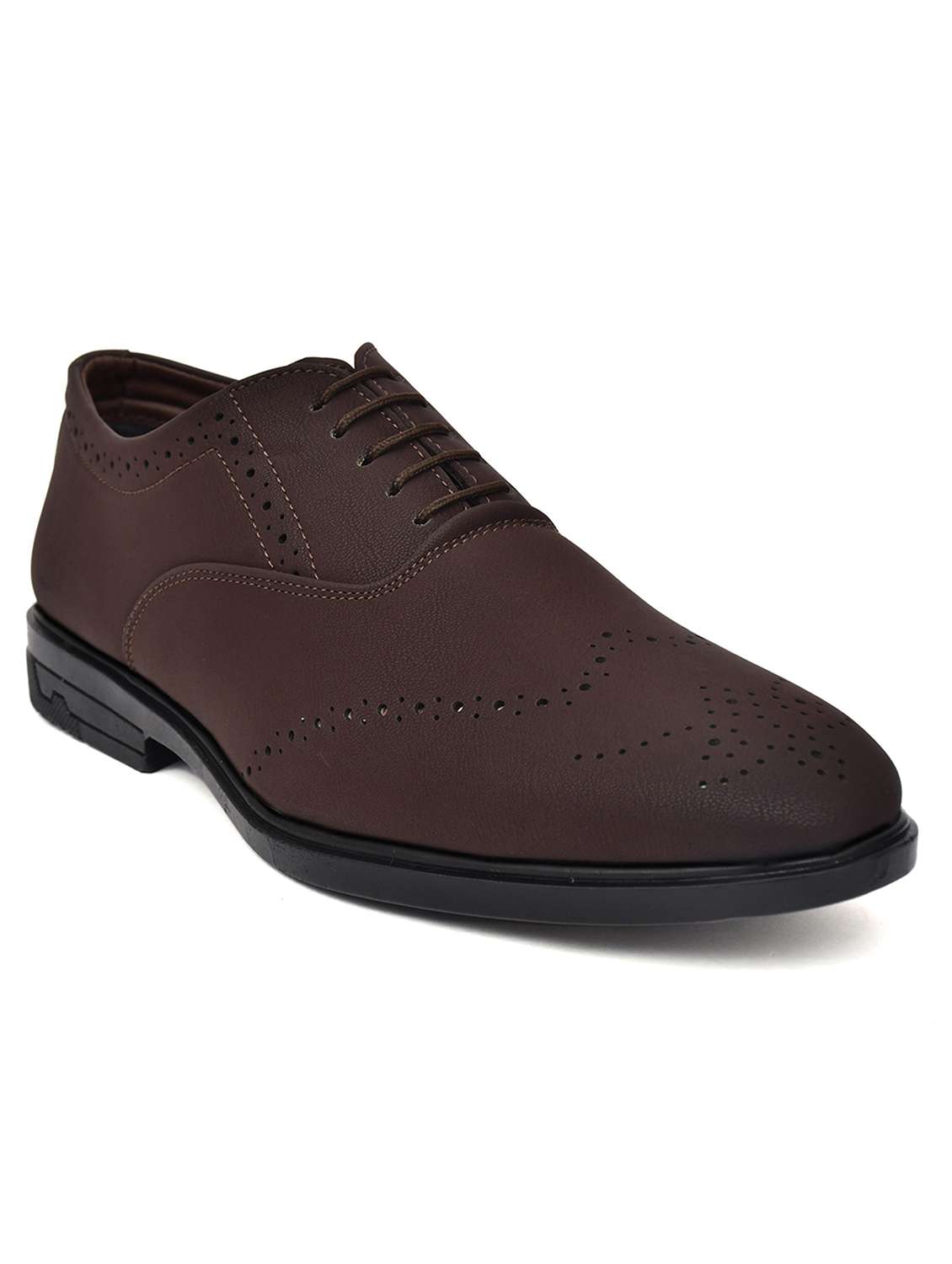 men brown lace up brouge - 22146121 -  Standard Image - 2