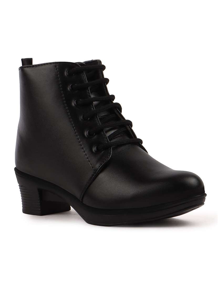 women solid lace up boot - 22146123 -  Standard Image - 2