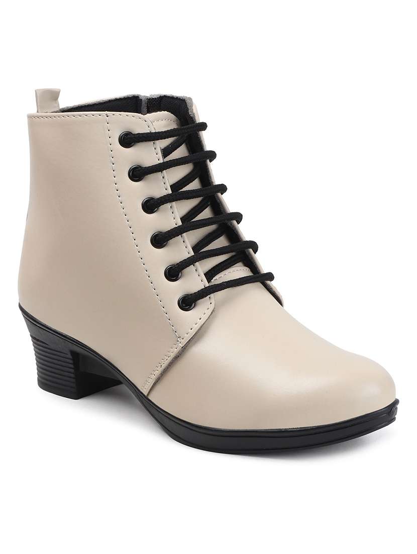 women solid lace up boot - 22146125 -  Standard Image - 2
