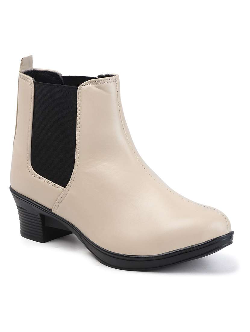 women solid slip on boot - 22146131 -  Standard Image - 2