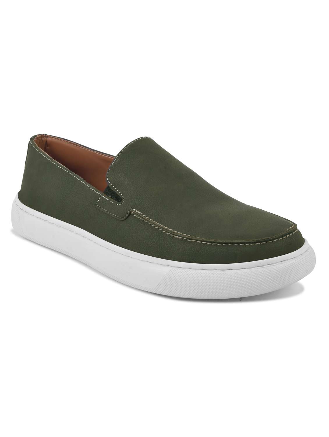 men green slip on loafer - 22146244 -  Standard Image - 2