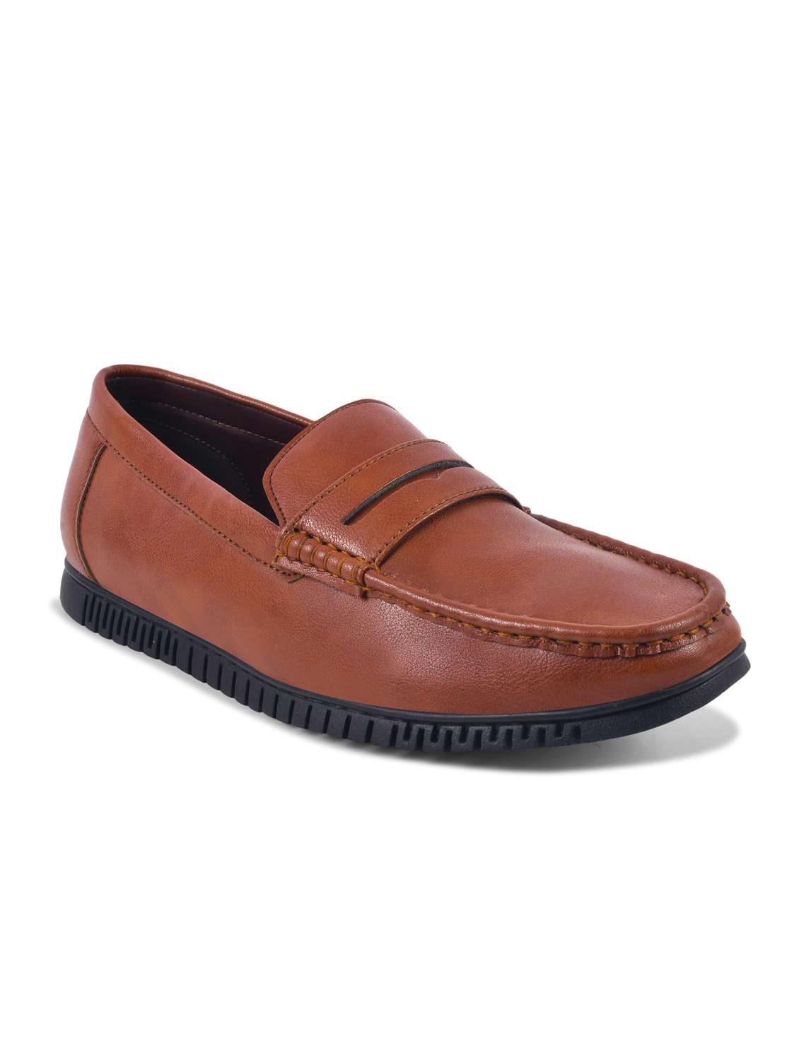 men brown slip on loafer - 22146252 -  Standard Image - 2