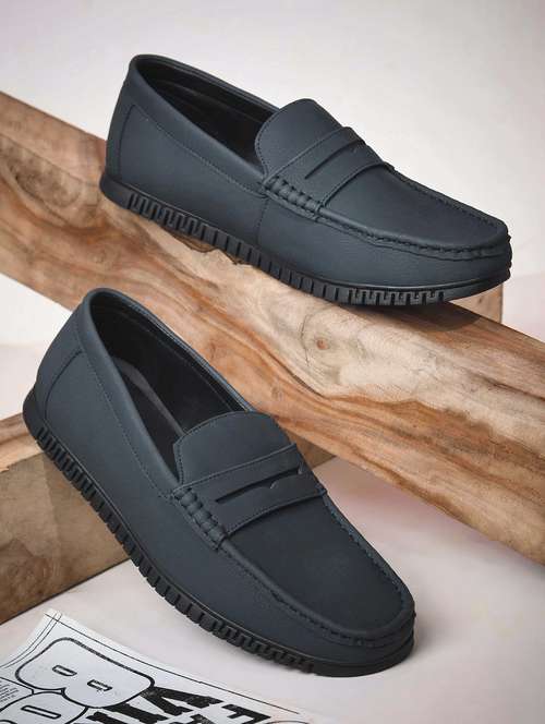 men navy blue slip on loafer - 22146253 -  Standard Image - 0