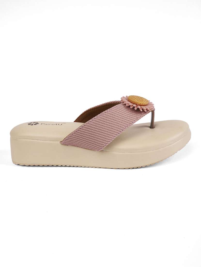 women textured open toe platform wedges - 22146554 - Standard Image - 2
