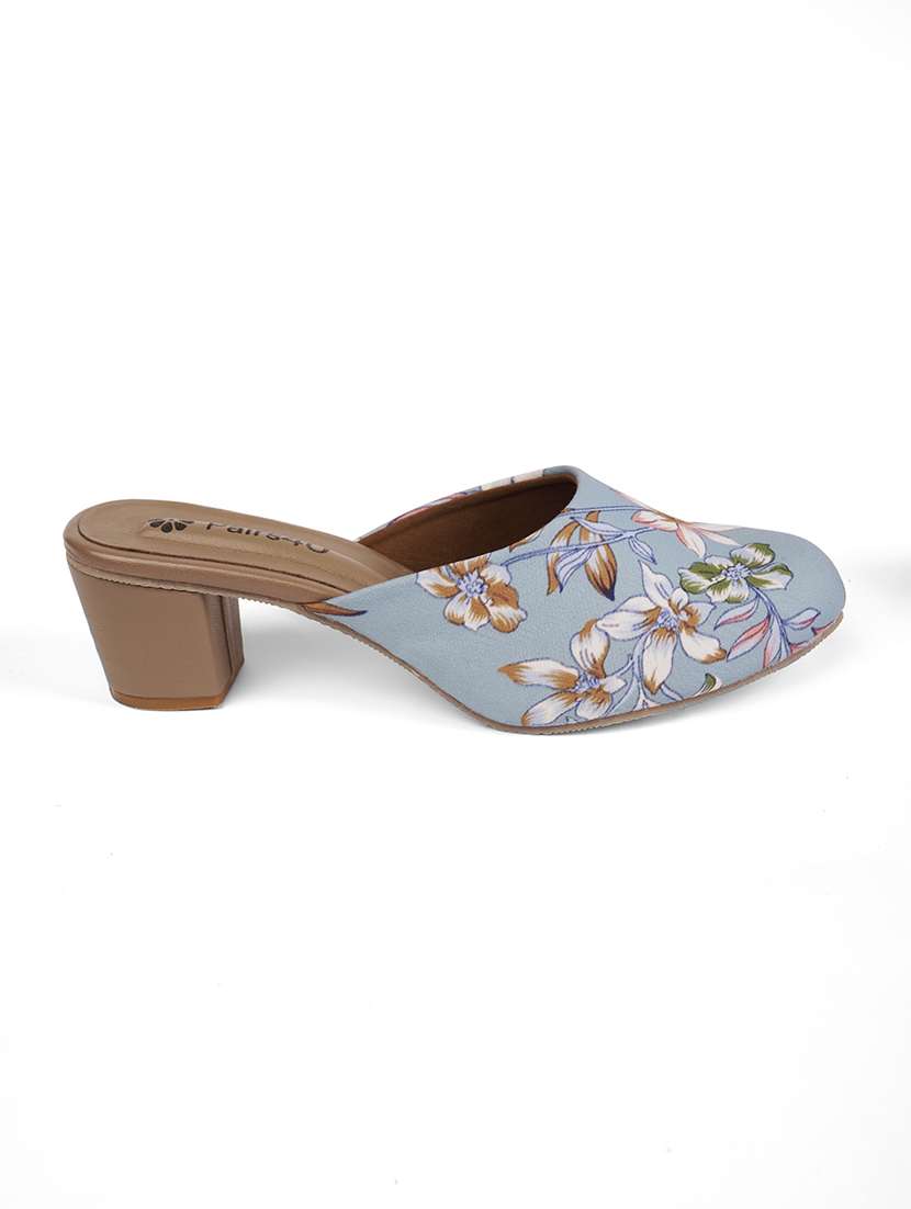 women floral printed slip on mules - 22146559 -  Standard Image - 2