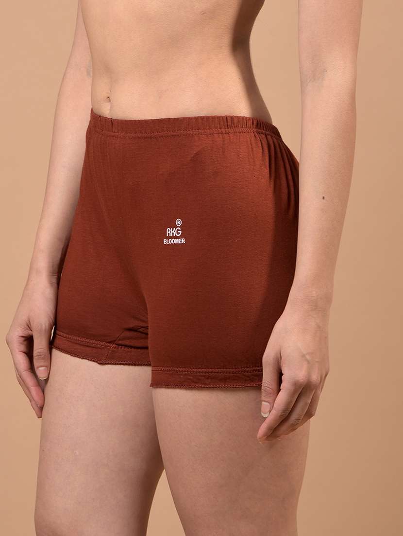 women pack of 10 solid mid rise boy shorts  - 22146611 -  Standard Image - 2