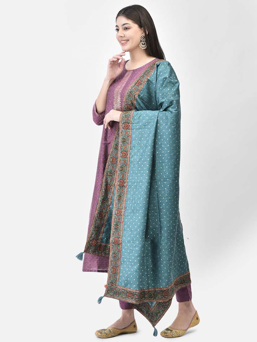 women printed three quarter sleeve a-line kurta - 22146793 -  Standard Image - 2