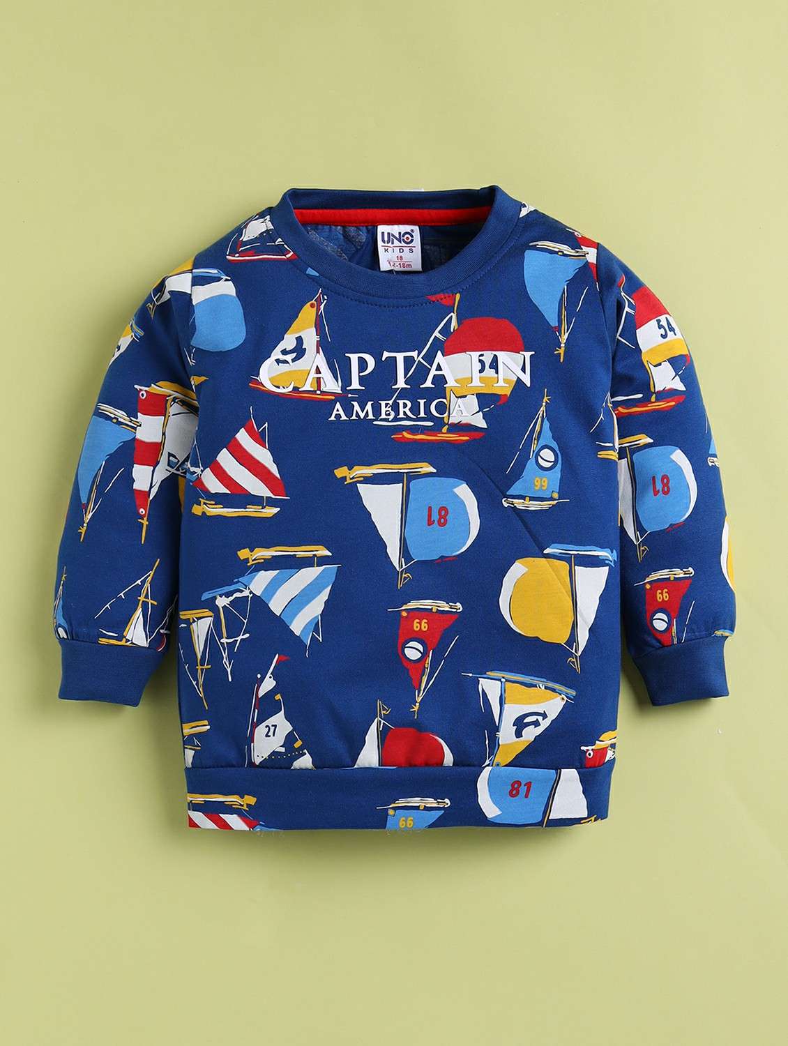 boys printed long sleeve co-ord set - 22147159 - Standard Image - 2