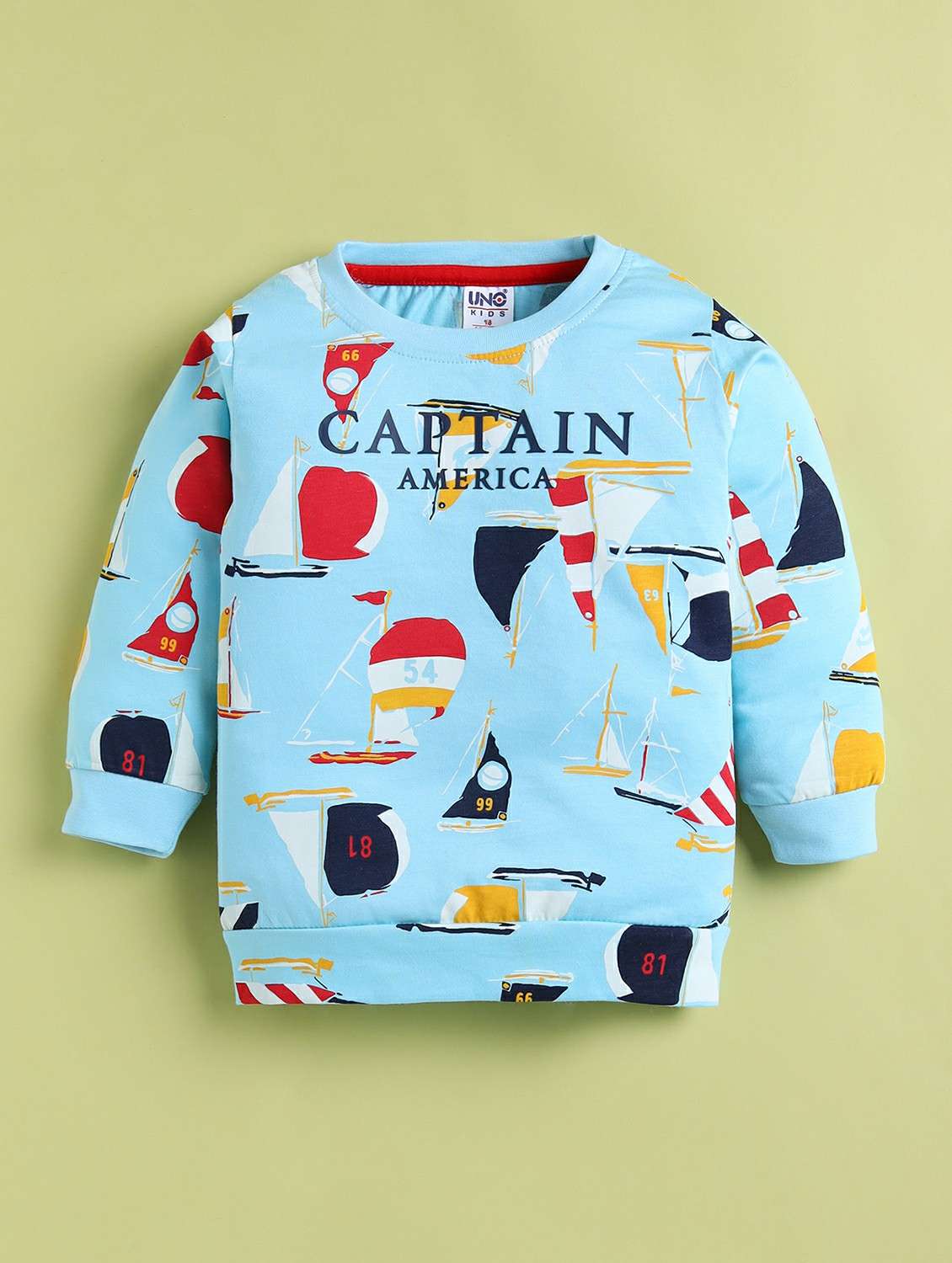 boys printed long sleeve co-ord set - 22147160 - Standard Image - 2