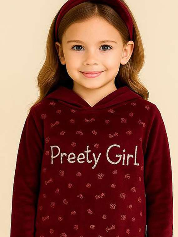 girls printed long sleeve sweatshirt - 22147242 -  Standard Image - 2