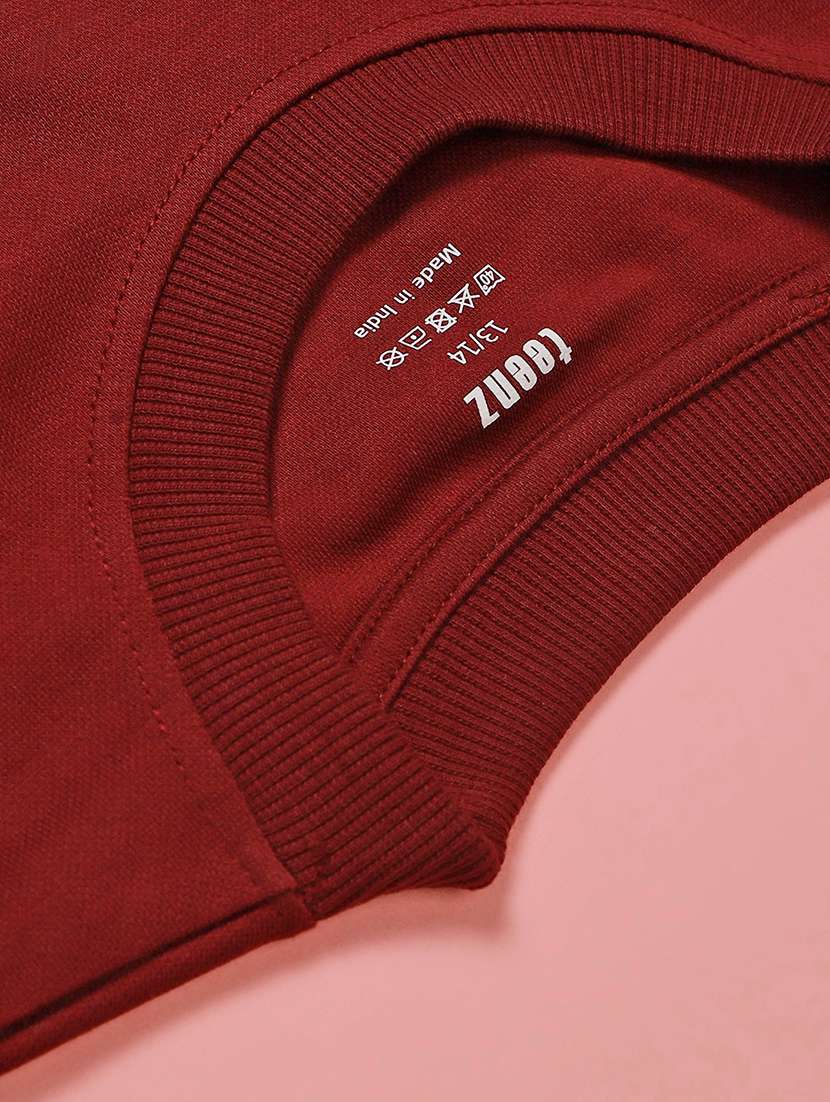 boys front print long sleeve t-shirt - 22147570 -  Standard Image - 2