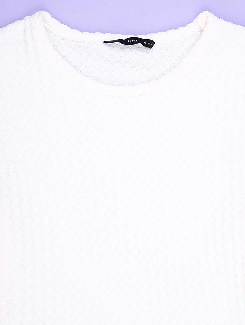 girls solid long sleeve t-shirt - 22147585 -  Standard Image - 2