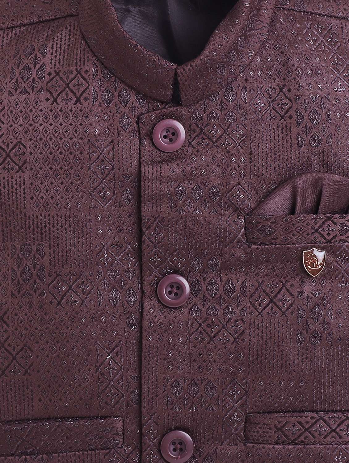 boys self design 3 piece suit set - 22147675 -  Standard Image - 7