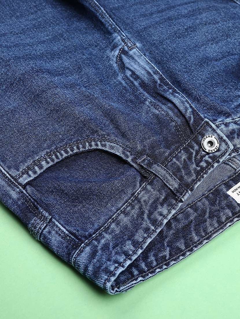 girls solid mid rise slim fit jeans - 22147699 -  Standard Image - 2