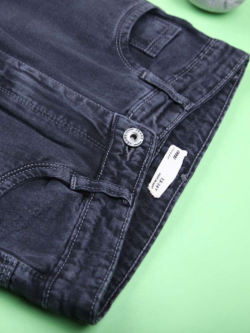 girls solid mid rise slim fit jeans - 22147700 -  Standard Image - 2