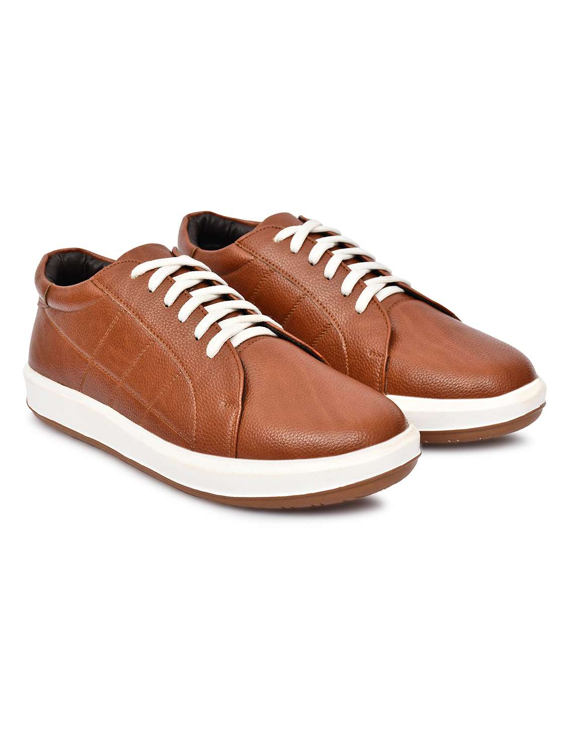 men tan lace-up shoe - 22147713 -  Standard Image - 2