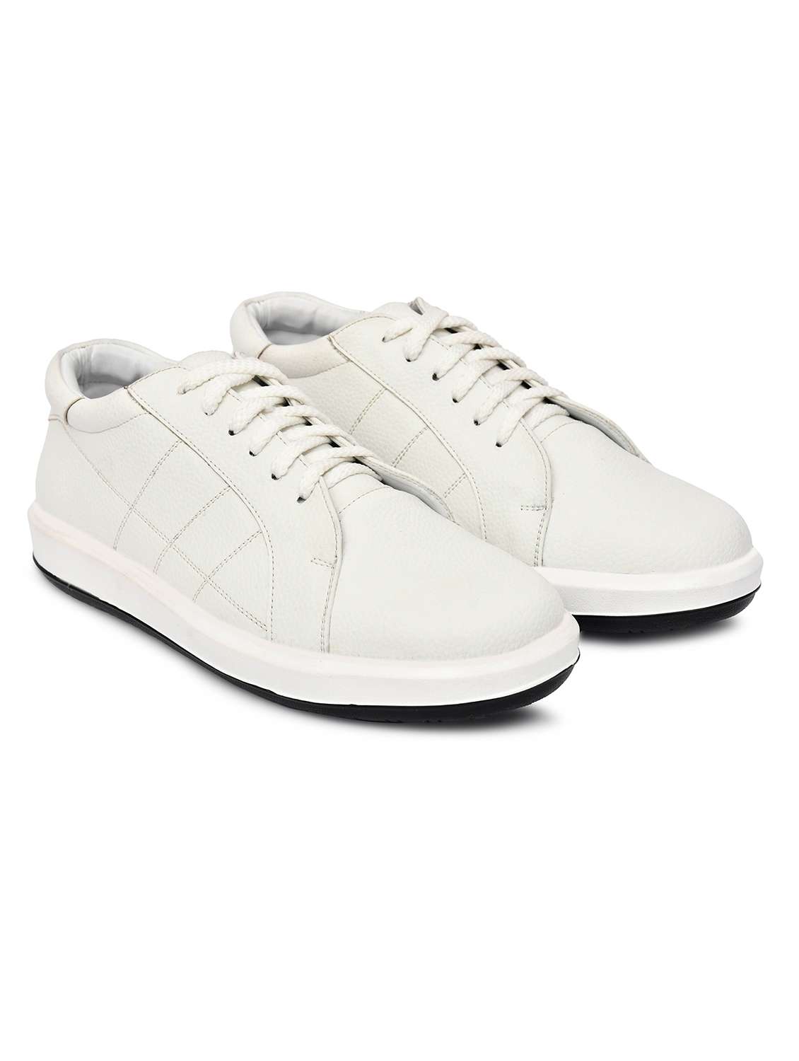men white lace-up shoe - 22147716 -  Standard Image - 2