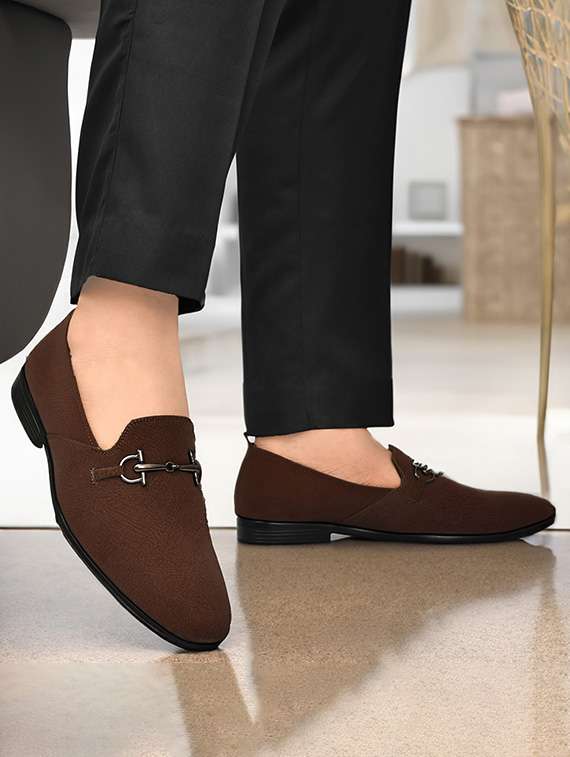 men slip on horsebit loafer