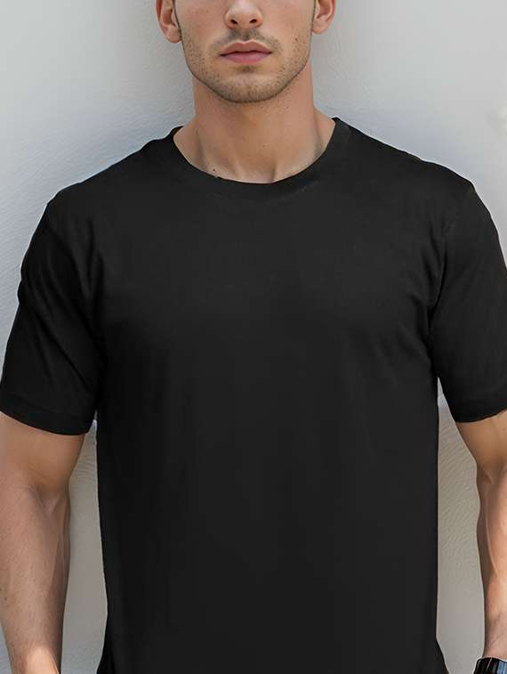men solid short sleeve regular fit t-shirt - 22148035 -  Standard Image - 2