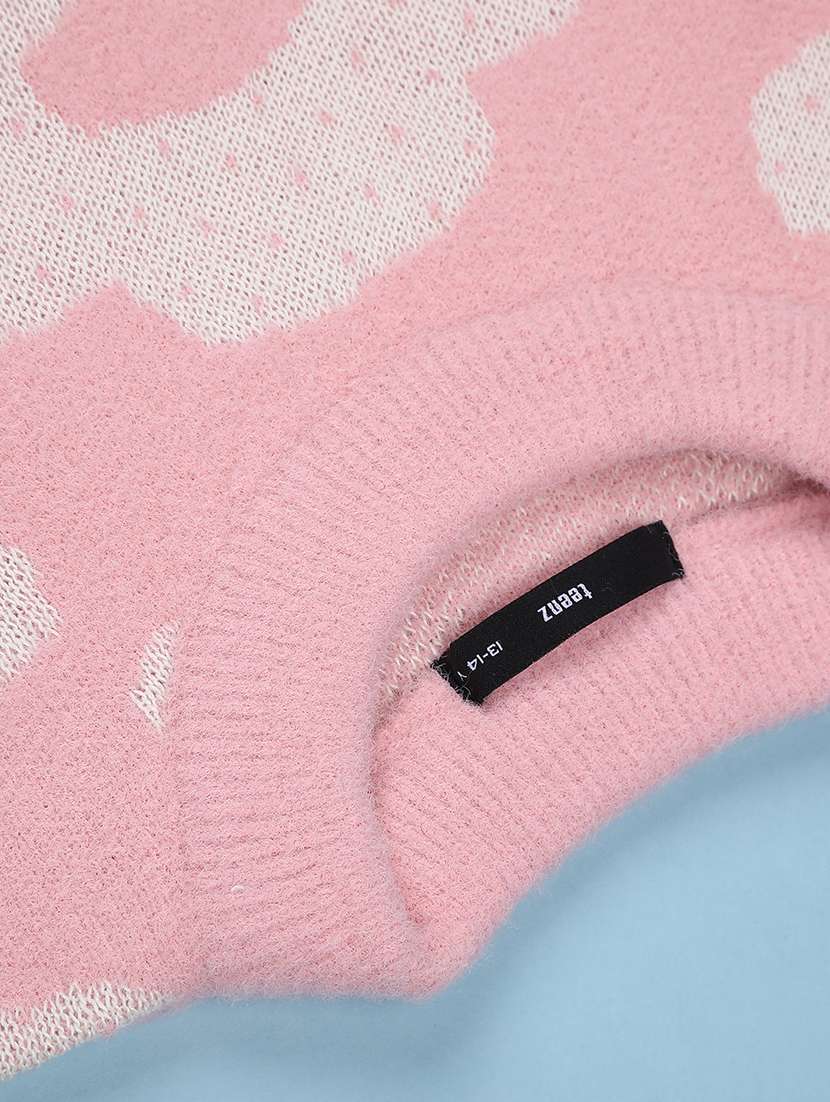 girl self designed long sleeve sweater - 22148141 -  Standard Image - 2