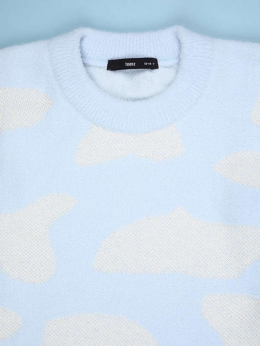 girl self designed long sleeve sweater - 22148142 -  Standard Image - 2