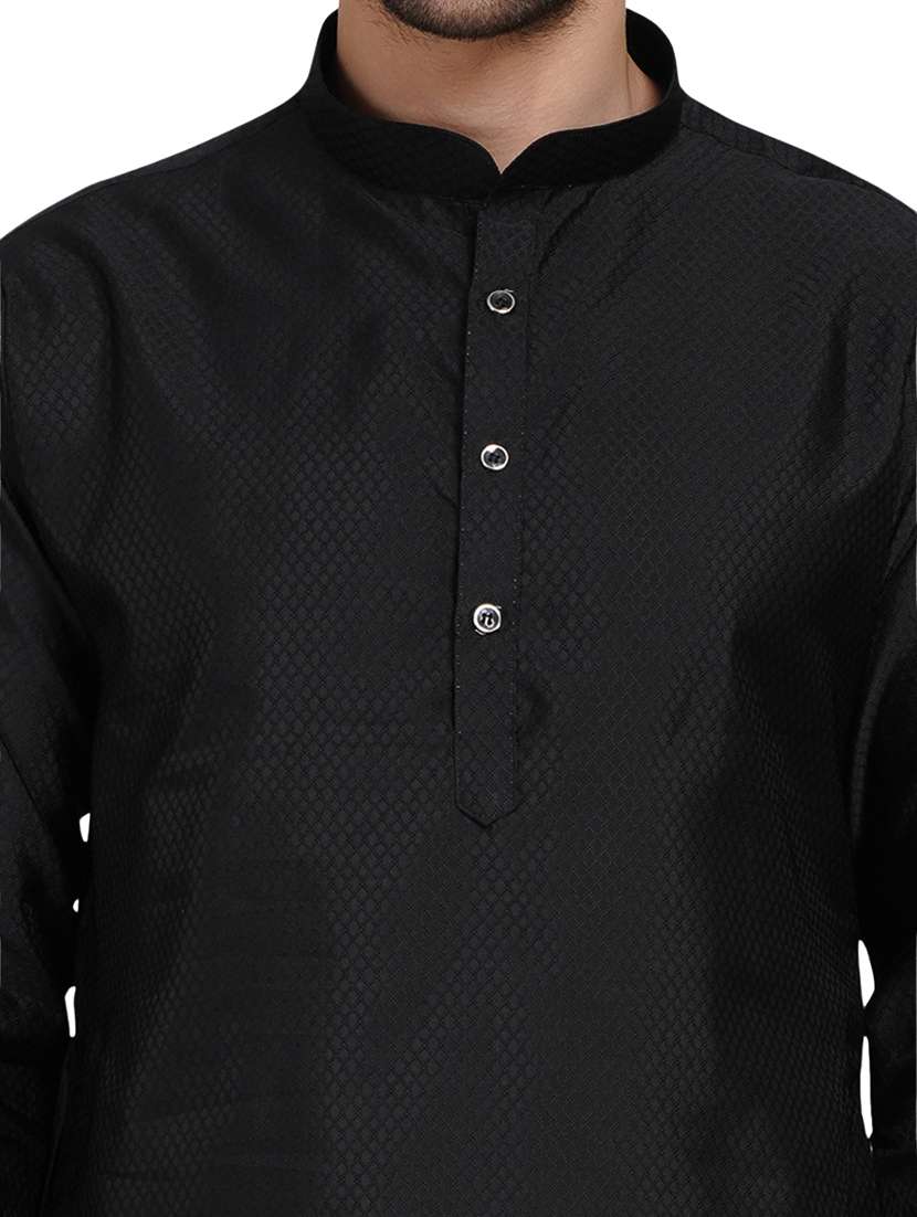 men self design long sleeve kurta with trousers ethnic wear set - 22148183 -  Standard Image - 7