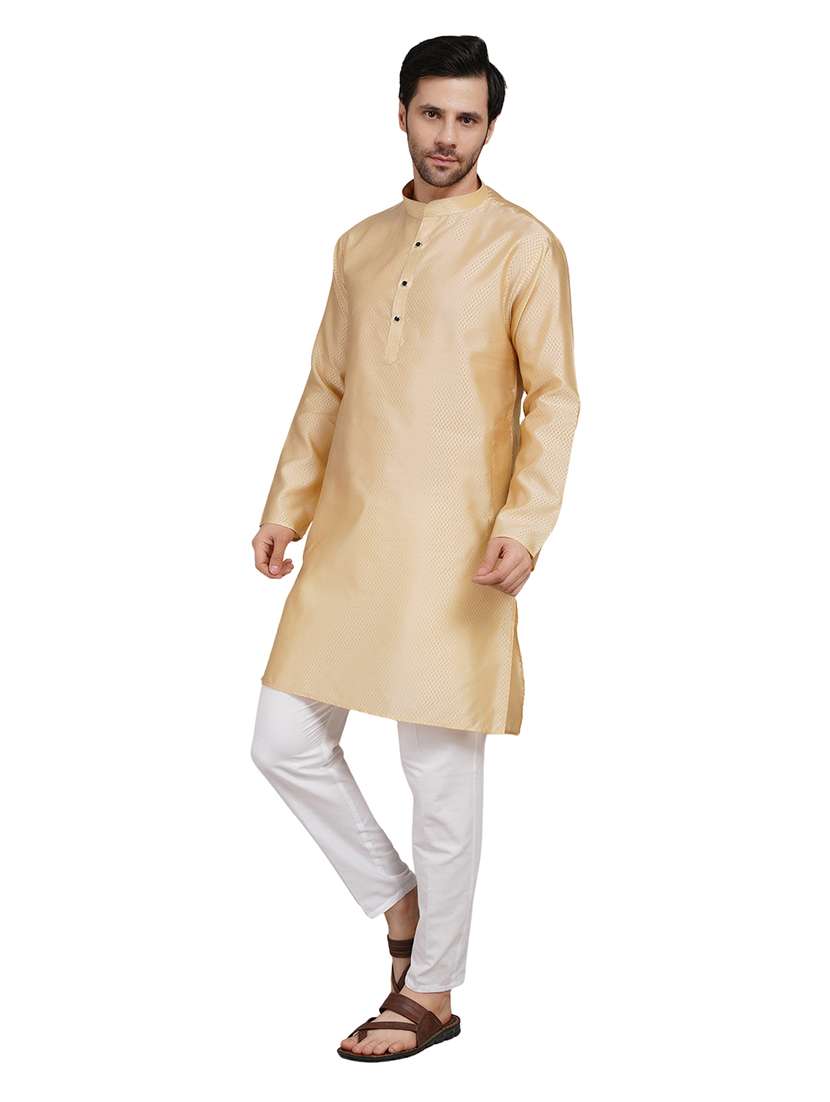 men self design long sleeve kurta with trousers ethnic wear set - 22148186 -  Standard Image - 2