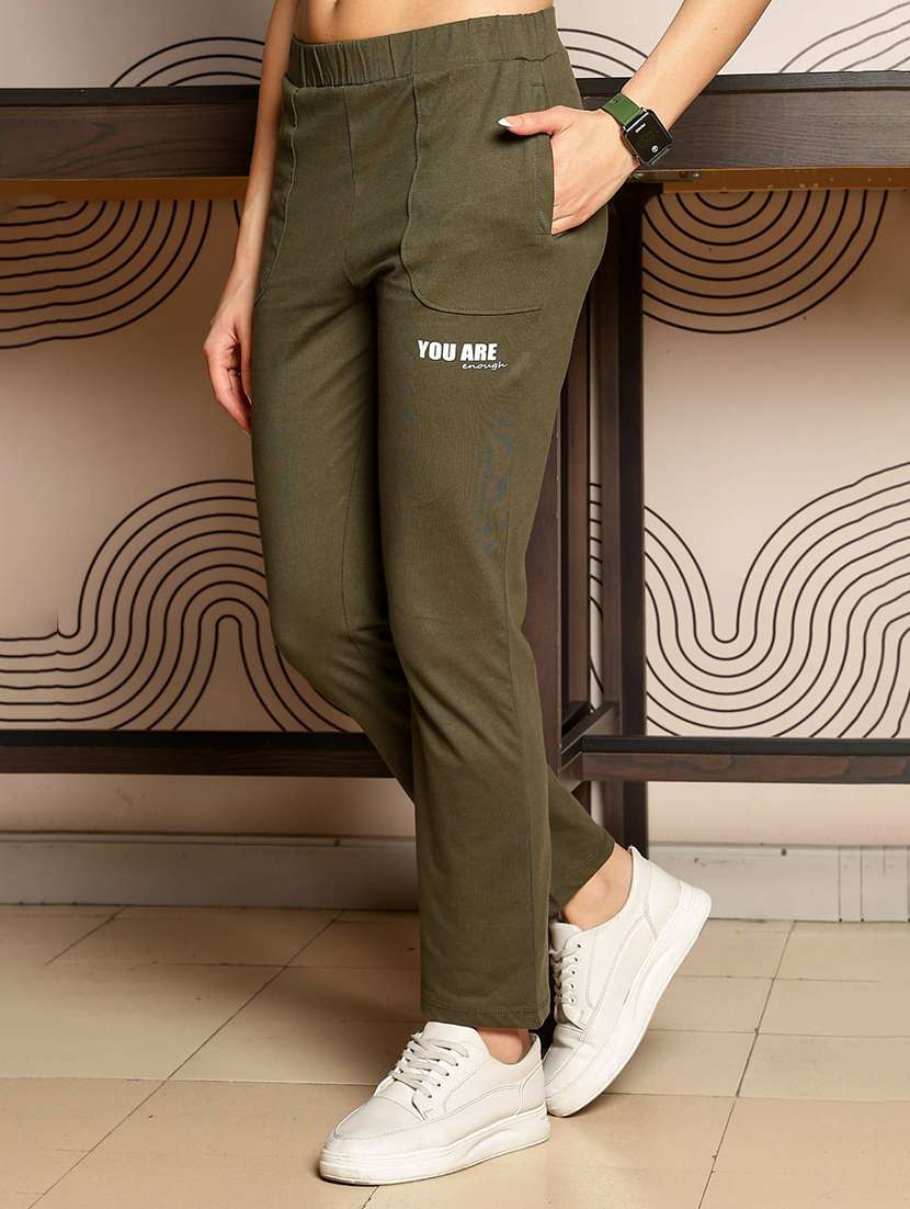 women solid regular track pant - 22148190 -  Standard Image - 2