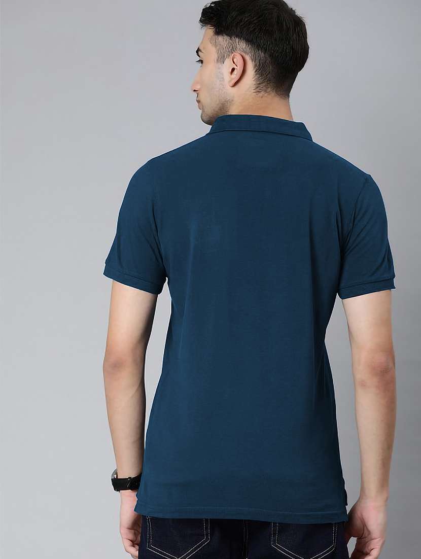navy blue polyester plain tshirt - 22148209 -  Standard Image - 2