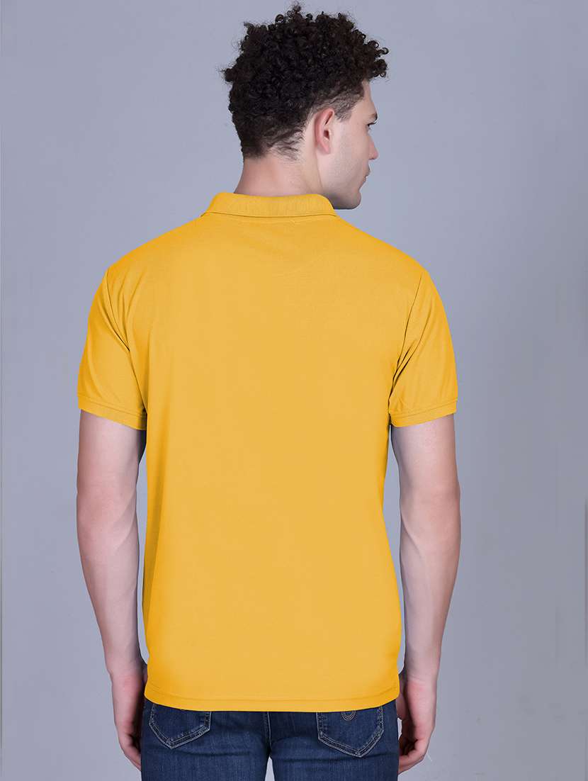 yellow polyester plain tshirt - 22148224 -  Standard Image - 2
