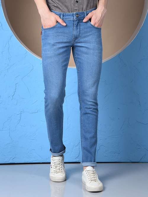 men washed low rise slim fit jeans - 22148238 -  Standard Image - 0