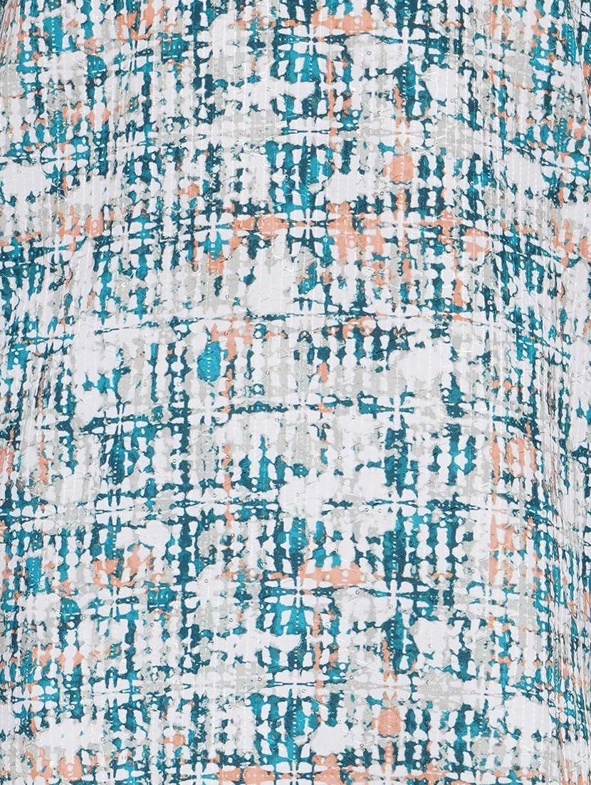 men printed mandarin neck kurta with trousers ethnic wear set - 22148280 -  Standard Image - 7