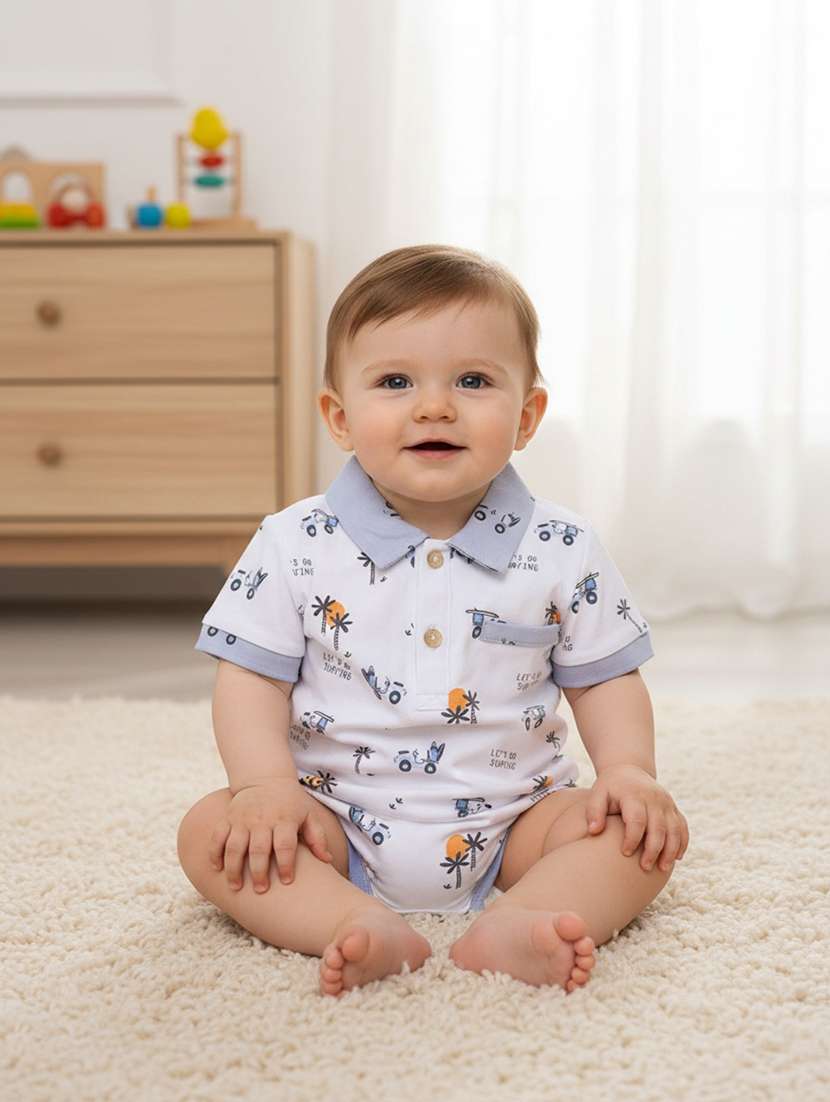 boys printed short sleeve polo t-shirt - 22154401 -  Standard Image - 2