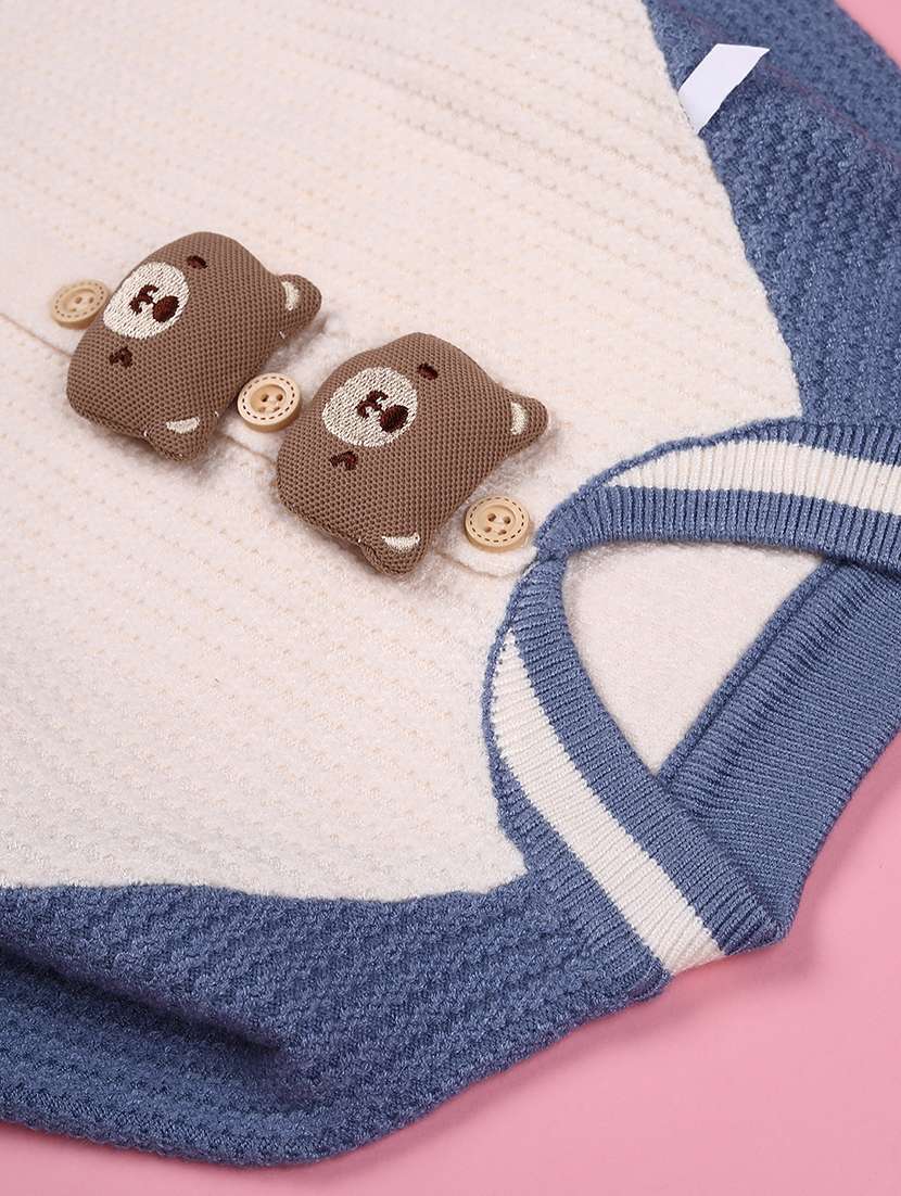 boys color block long sleeve sweater - 22155274 -  Standard Image - 2