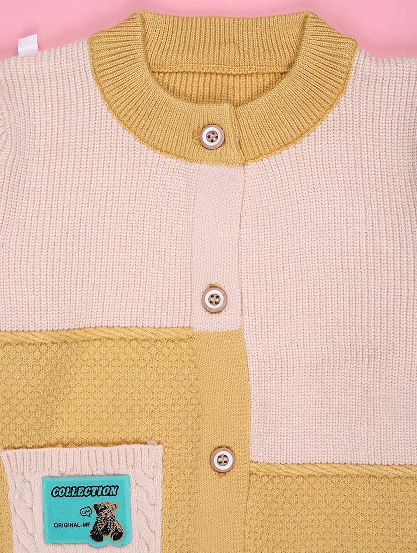 boys color block long sleeve sweater - 22155278 -  Standard Image - 2