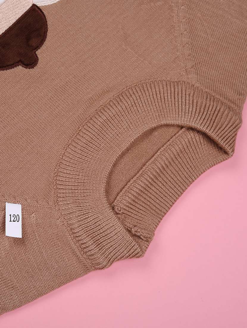 boys self design long sleeve sweater - 22155385 -  Standard Image - 2