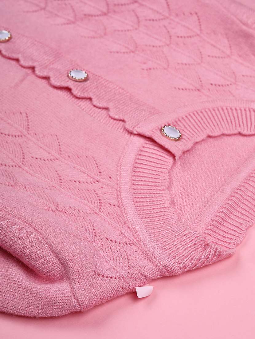 girls self designed long sleeve cardigan - 22155396 -  Standard Image - 2