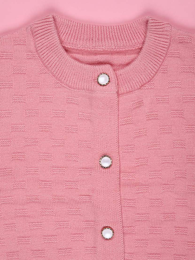 girls self designed long sleeve cardigan - 22155416 -  Standard Image - 2