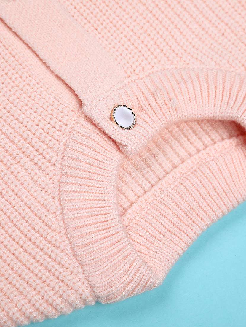 girls self designed long sleeve cardigan - 22155429 -  Standard Image - 2