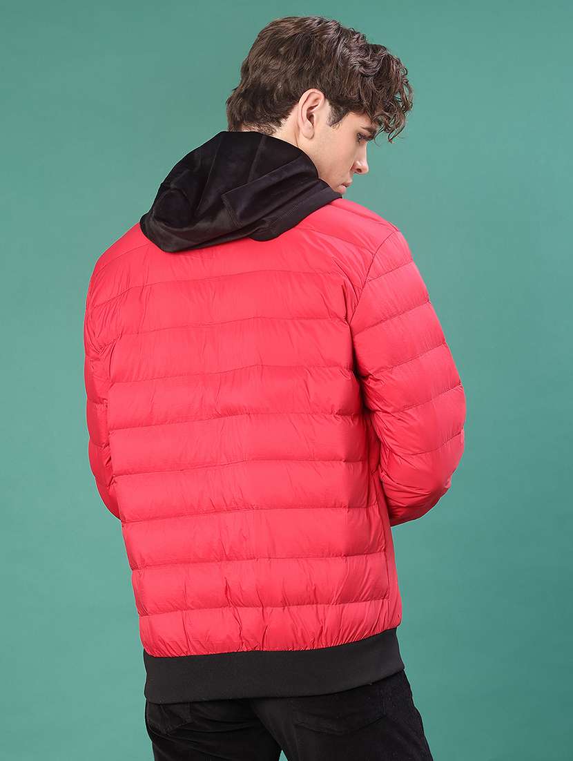 men solid long sleeve puffer jacket - 22155468 -  Standard Image - 2