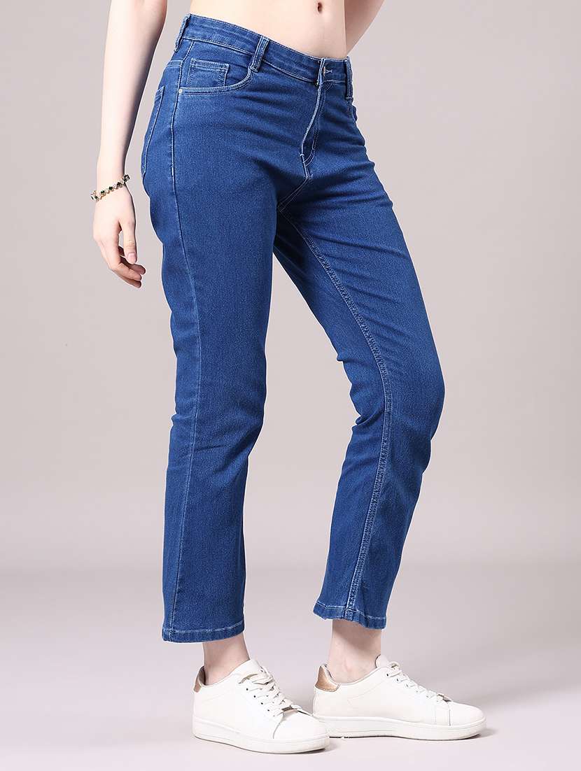 women blue cotton cargo - 22155641 -  Standard Image - 2