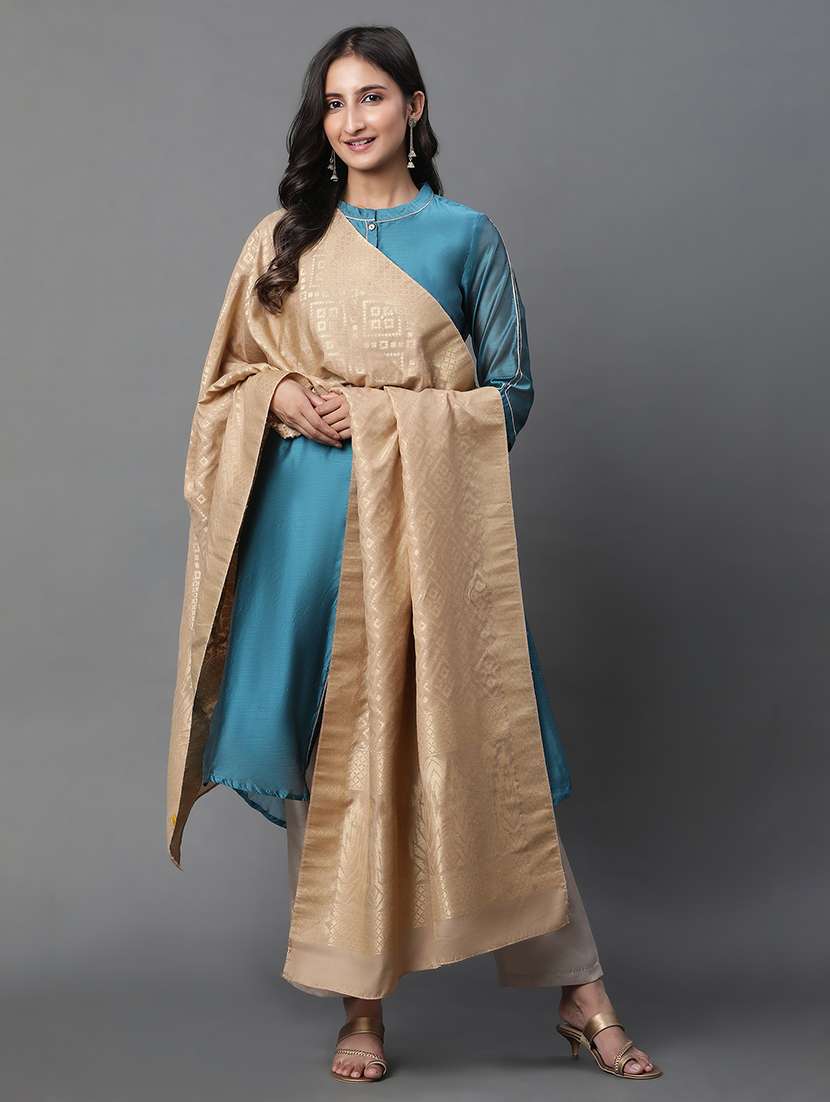 blue kurta pant  set - 22156081 -  Standard Image - 2