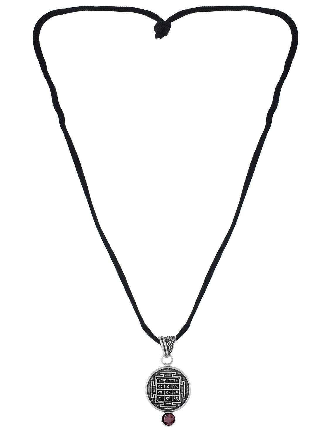 silver-plated brass pendant with gemstone - 22156206 -  Standard Image - 2